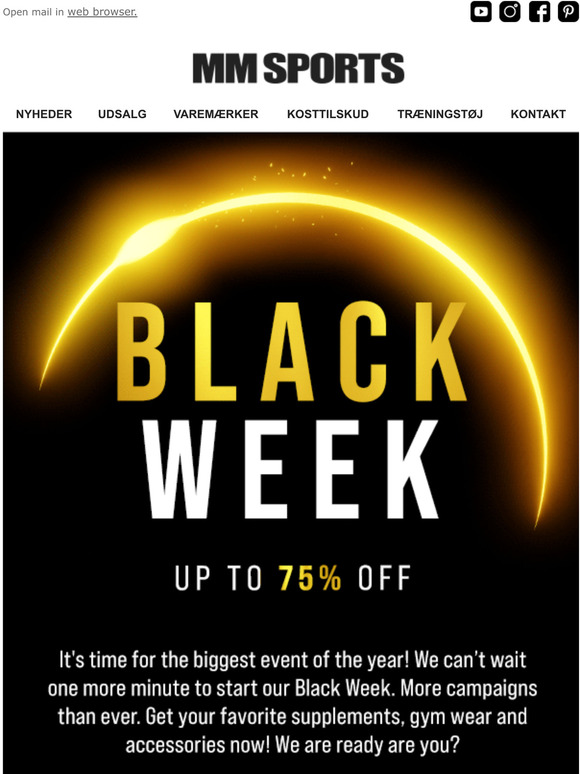 ITS TIME FOR BLACK WEEK!
