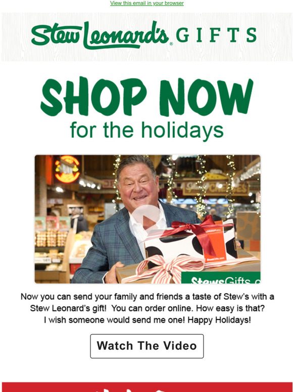 Stew Leonard's Gift Baskets Holy Cow Our New Gifts Are Here! Milled
