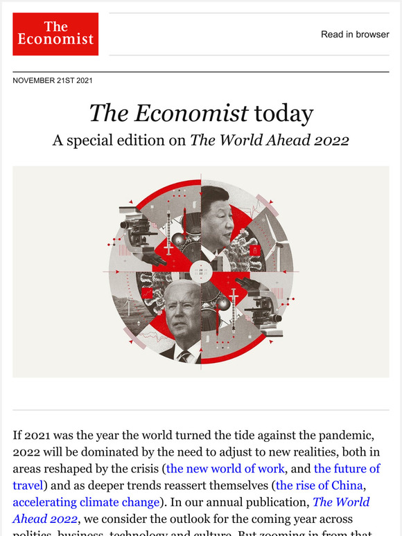 The Economist Fr Eight ways the world will change in 2022 Milled