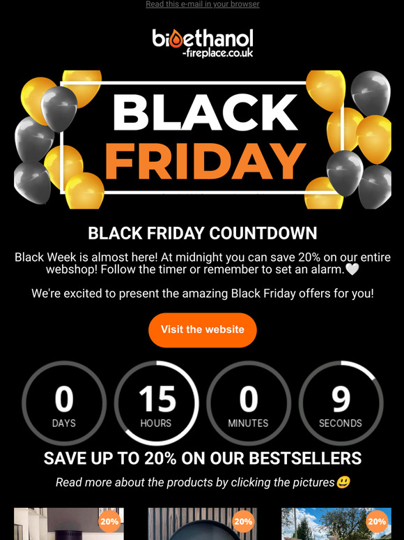 Black Friday - It's about to start!