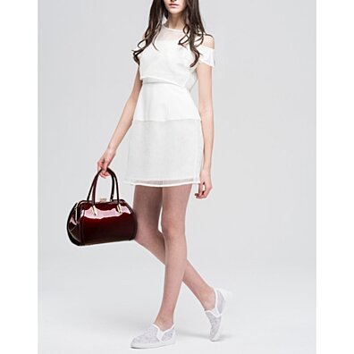 MKF Collection Marlene Patent Satchel Handbag by Mia K.