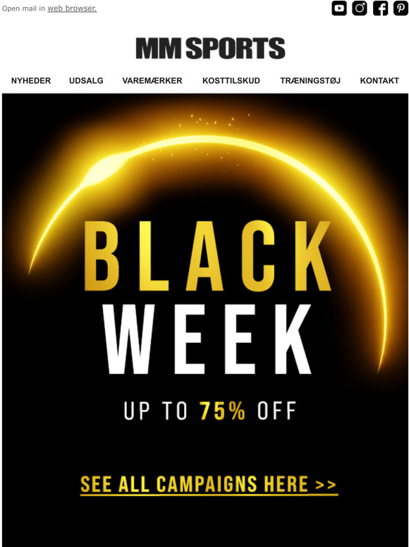 BLACK WEEK - WE ARE LIVE!
