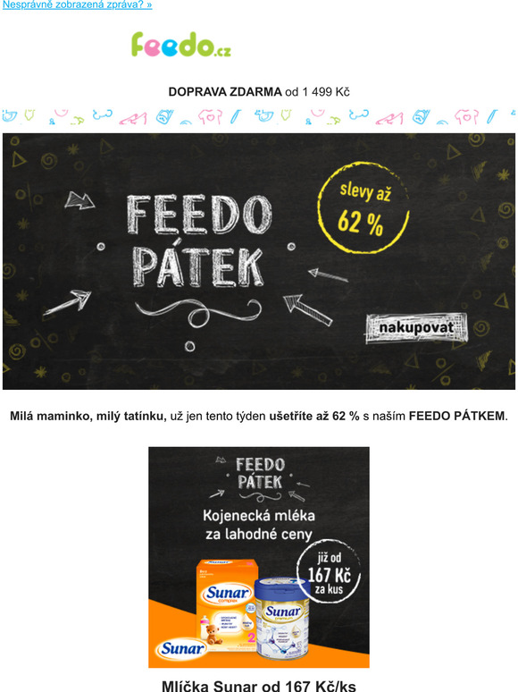 FEEDO PTEK ji v nedli kon
