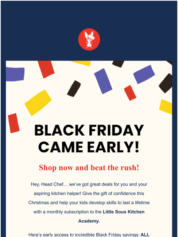  EARLY ACCESS to Black Friday