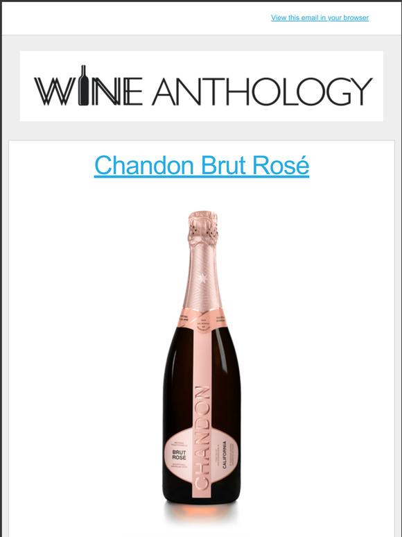 Wine Anthology Wine Spectator Top 100 90pt sparkling ros for your