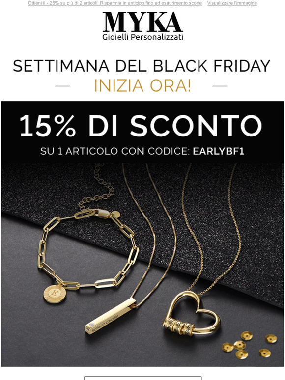 OGGI! Risparmi anticipati del Black Friday >>