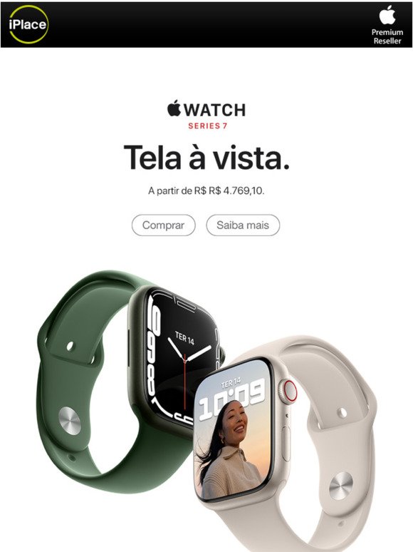 Tela  vista. Apple Watch Series 7