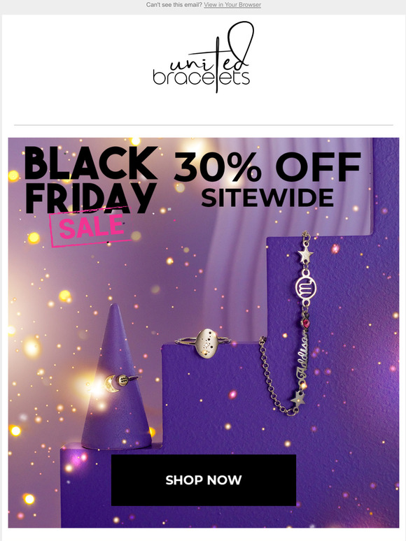 30% Off Everything Starts NOW!