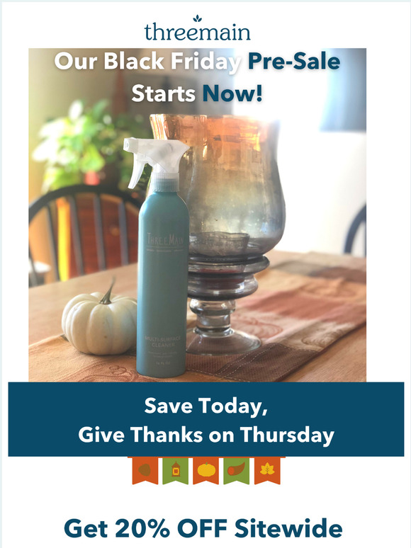 Our Black Friday Pre-Sale is Happening Now!