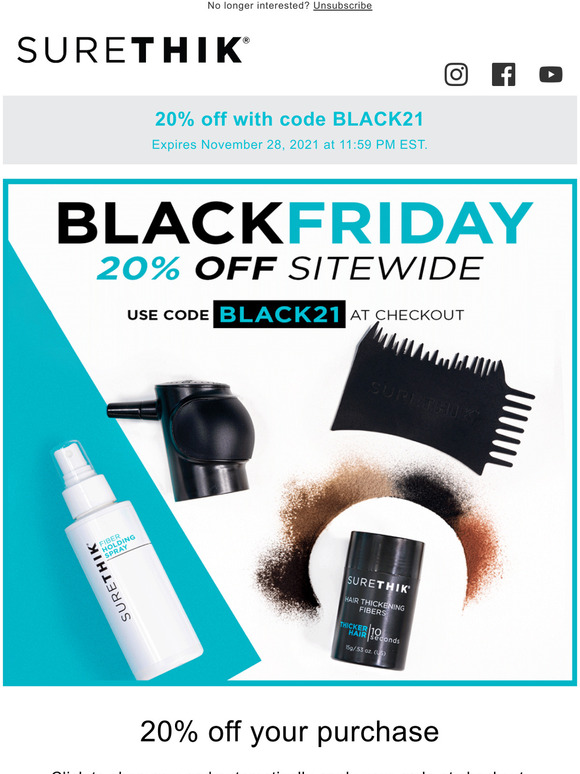 Black Friday Event - Save 20% - Promo Code Inside