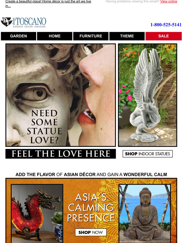 Design Toscano SHOP Indoor Statues Designs that start a conversation