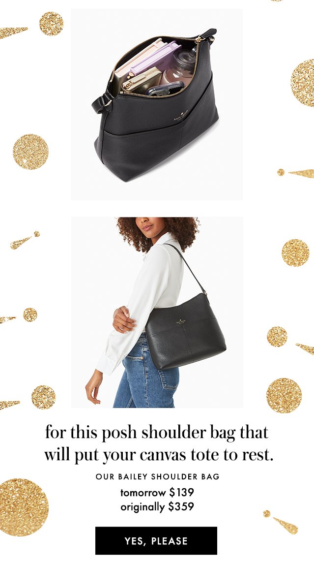 Kate Spade New York: SCORE: the $79 shoulder bag you'll wear on 