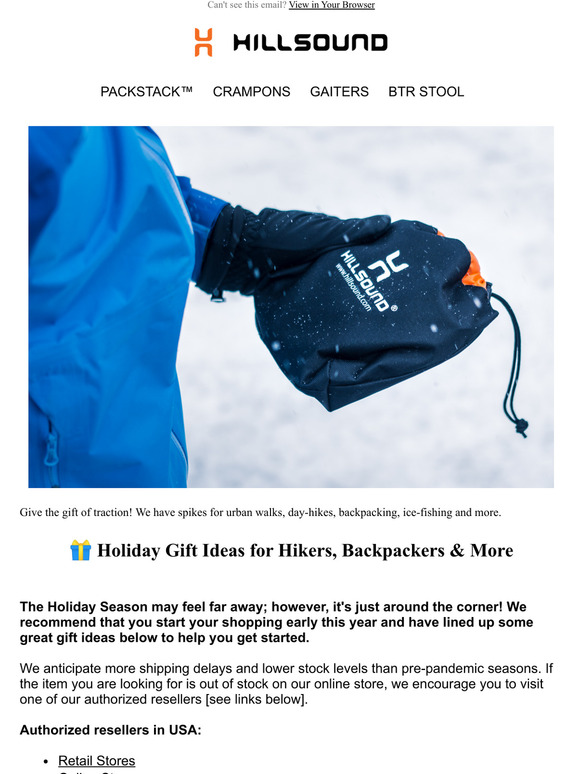  Holiday Gift Ideas for Hikers, Backpackers & More