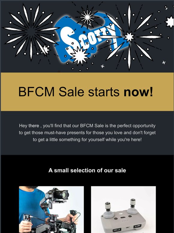 BFCM Sale Now On at Scotty Makes Stuff