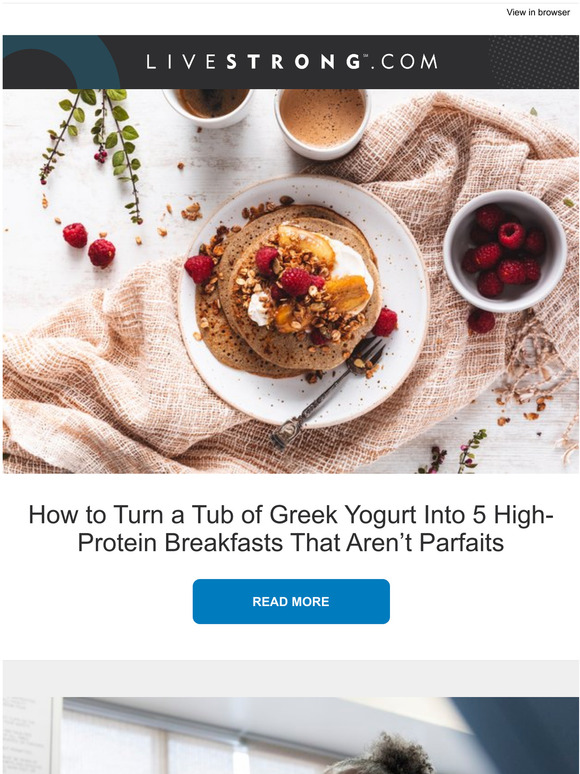 Livestrong: How to Turn Greek Yogurt Into 5 High-Protein Breakfasts