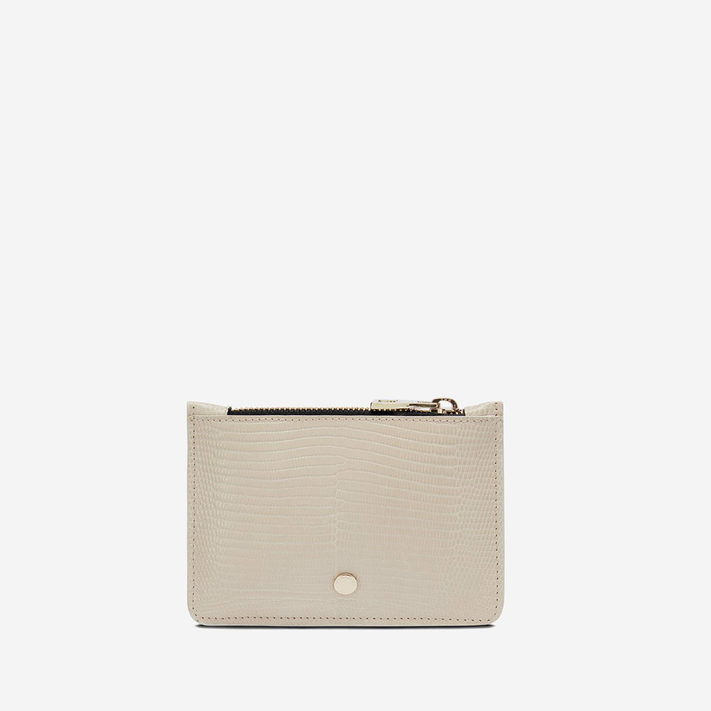 The Mini Brooklyn in Ivory lizard Effect