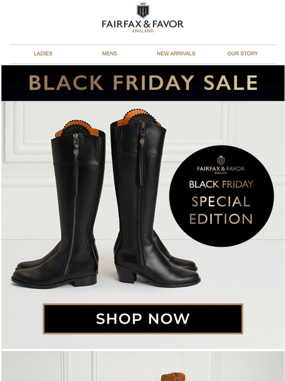 fairfax and favour boots black friday