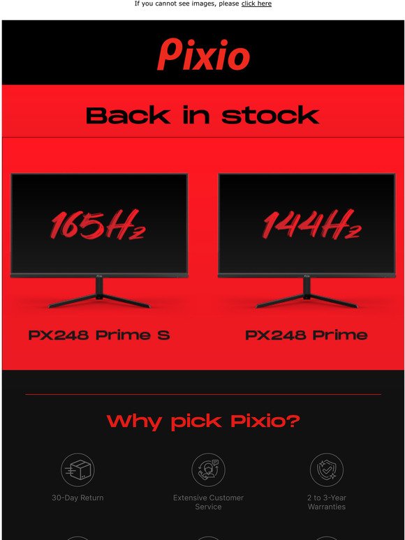 RESTOCK: PX248 Prime and Prime Advance