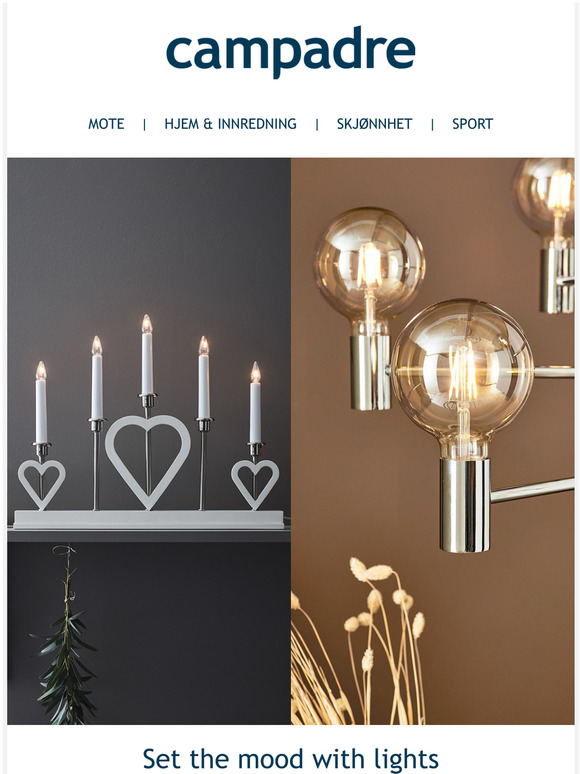 Set the mood with lights