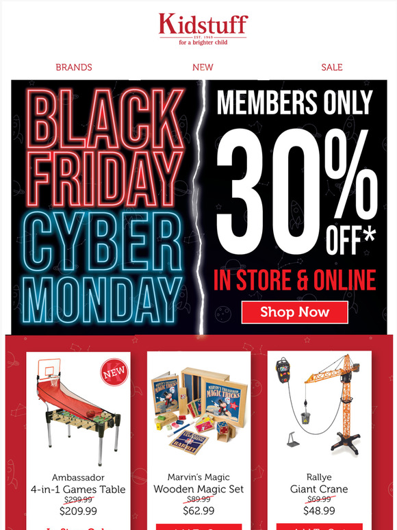 kidstuff black friday sale