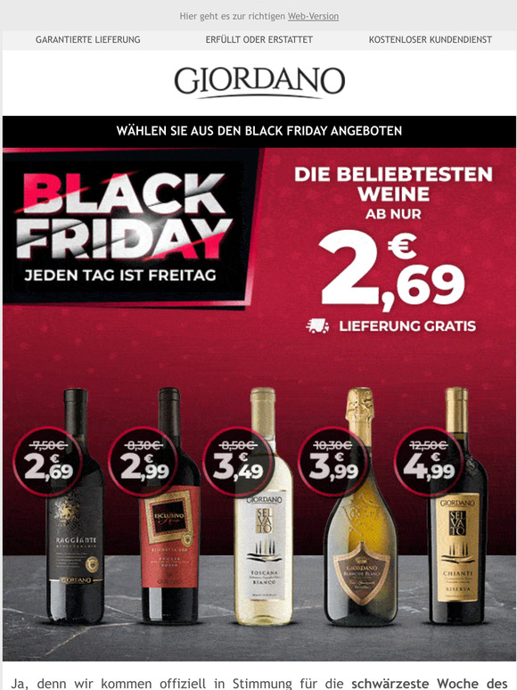 Giordano Weine Österreich - Wein Geschenkpakete: Bis zu 50% berraschung ...