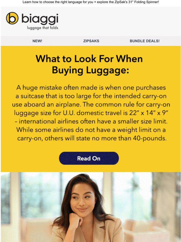 Biaggi A Guide To Buying Luggage Milled