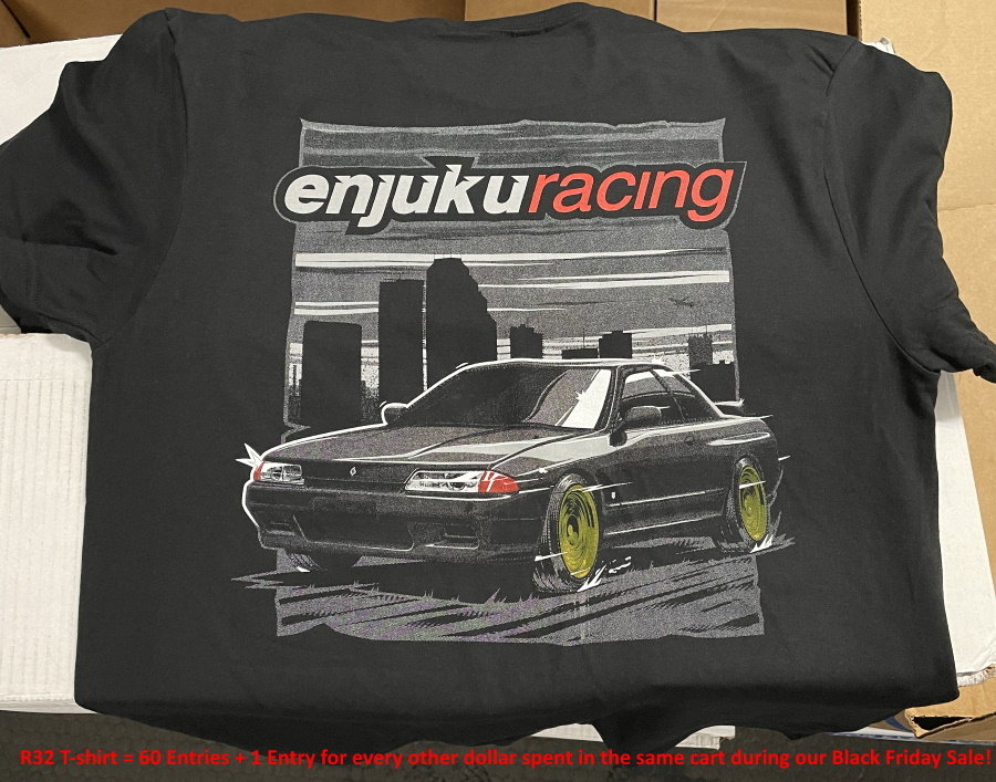 Image of Enjuku Racing R32 Skyline Sweepstakes Merch Bundle - ** Win an R32 Skyline **