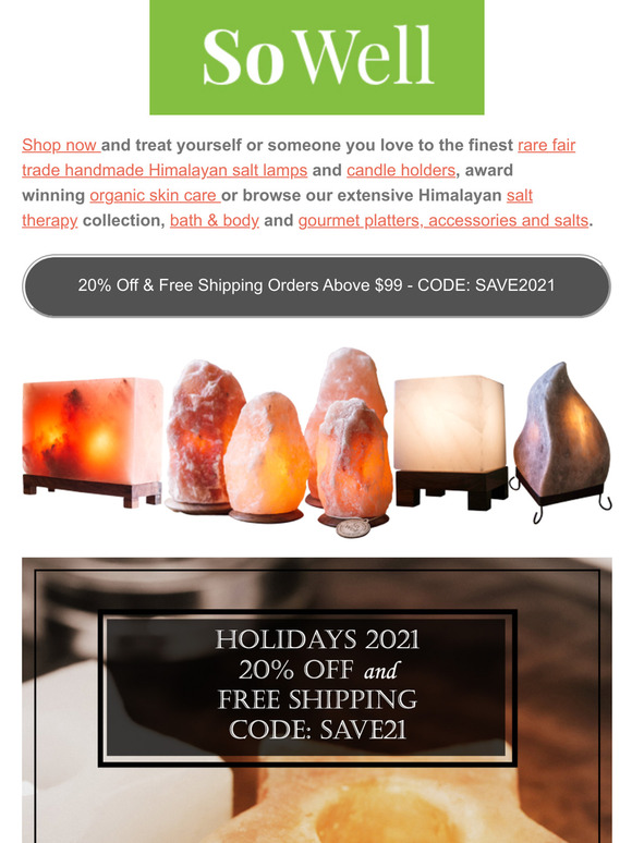 Holiday Sale - Save 20% - Free Shipping