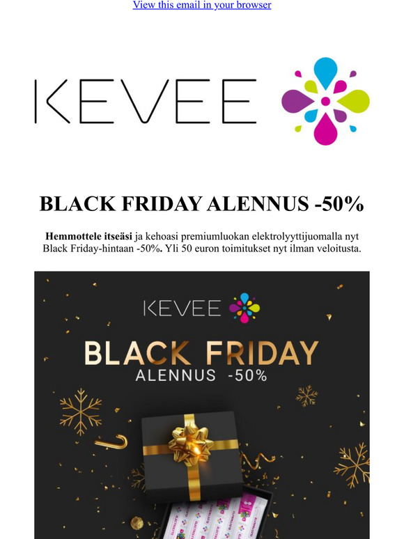 BLACK FRIDAY ALENNUS -50%!