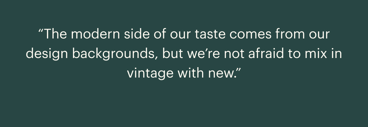 Learn more about the interior philosophy of Karie Higgins and Lee Gibson