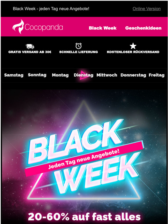Black Tuesday TIEF-Preise