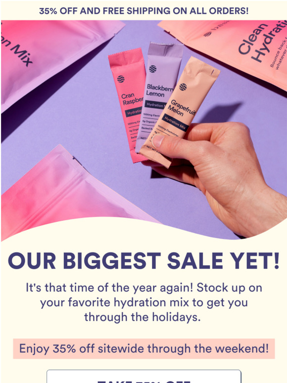 Our Biggest Sale Of The Year