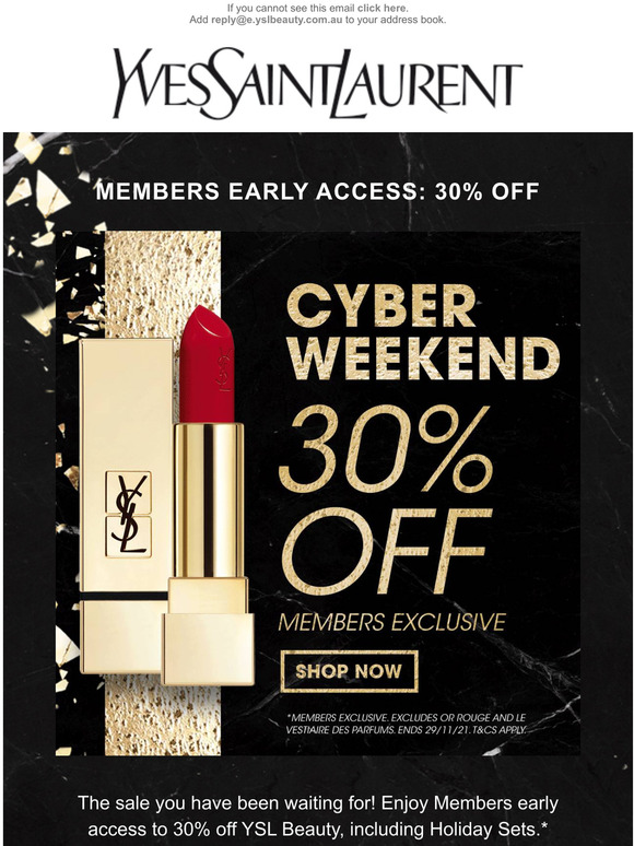 ysl boxing day sale