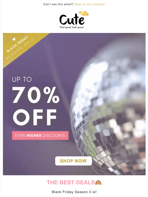 SAVE UP TO 70%