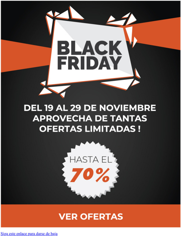Aprovecha las ofertas del Black Friday!