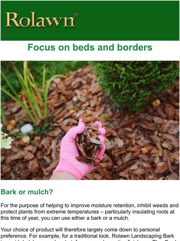 Bark or mulch? | Soil friability | November discount