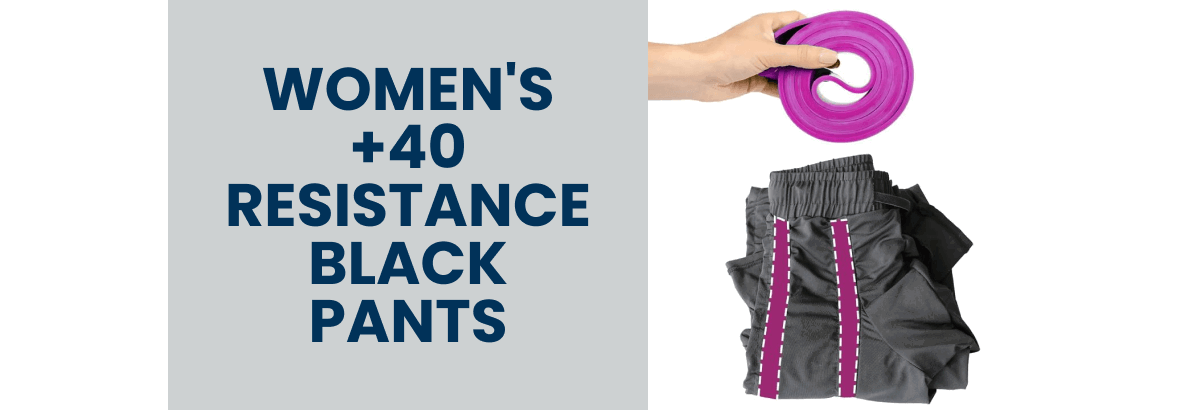 WOMEN'S +40 RESISTANCE BLACK PANTS
