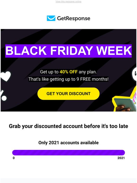 Get up to 40% off any plan