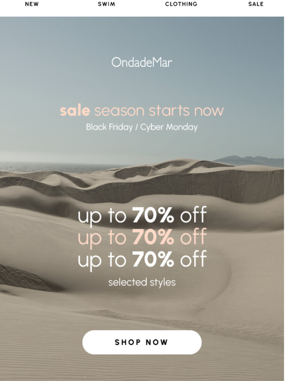 Up To 70% OFF!