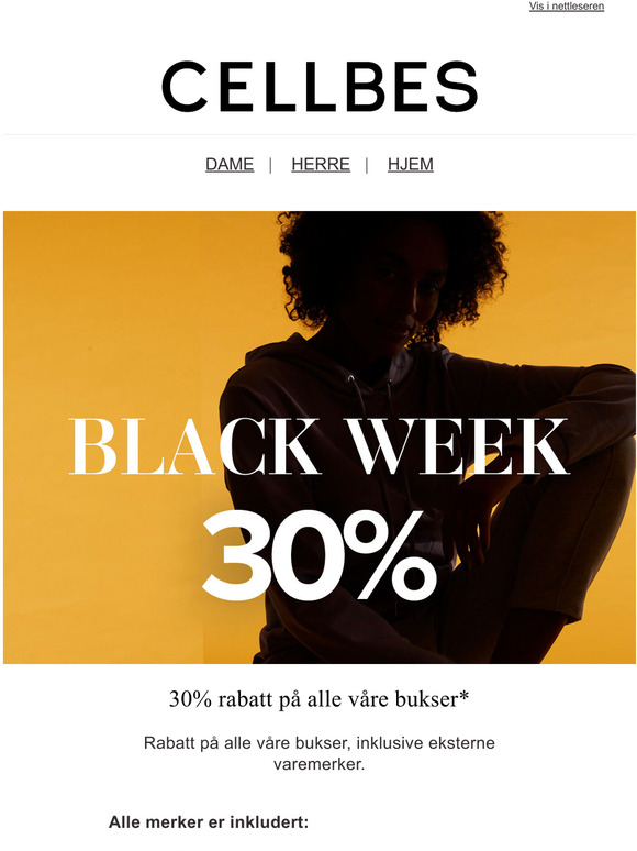 Black Week! Salg hele uken