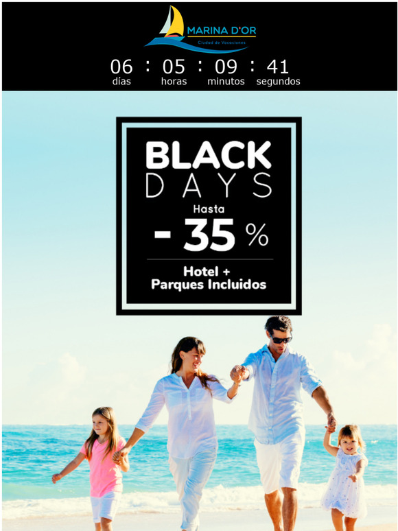 Black Days! Tus vacaciones del 2022 hasta 35% dto