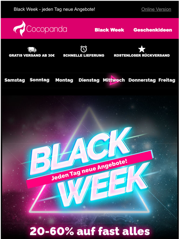 Black Wednesday ist nur ein Mal im Jahr