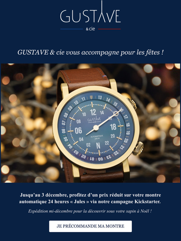 Prcommandez votre montre Jules pour Nol !