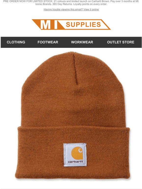 newest Carhartt beanie colours 