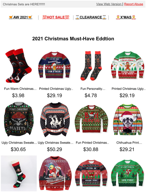 Pssst... Christmas Costume Brings you Good Luck.