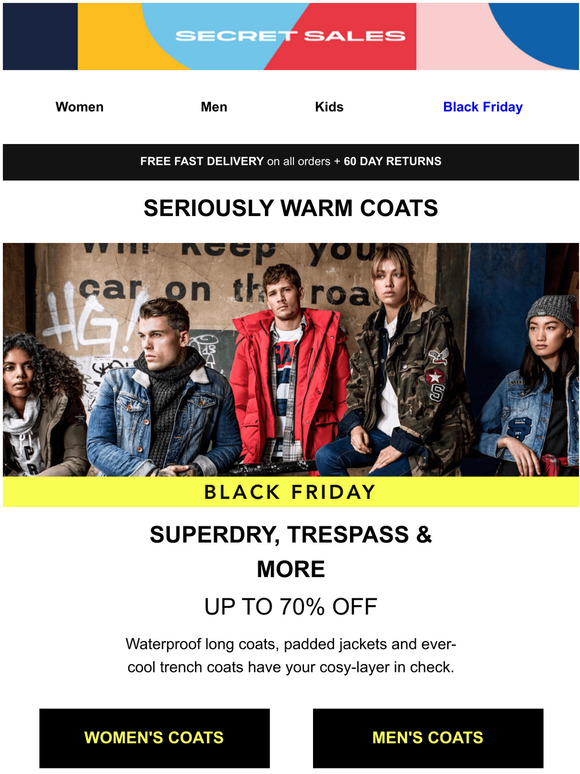 secret sales superdry