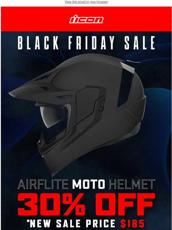 icon helmet black friday