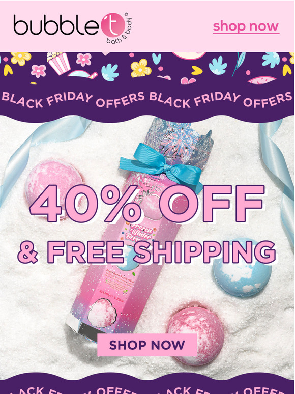 Black Friday Special - FREE Peach Fizzer for the next hour for all orders over 30