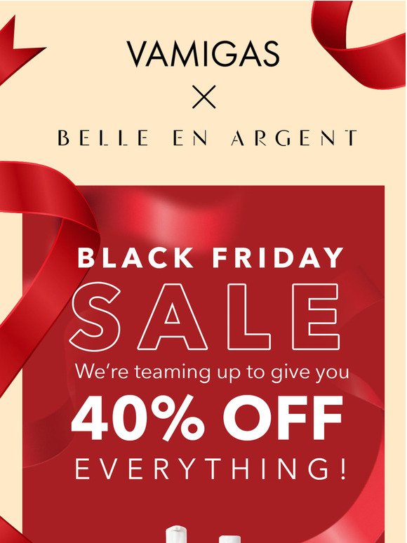 Black Friday Sale! 40% Off Everything