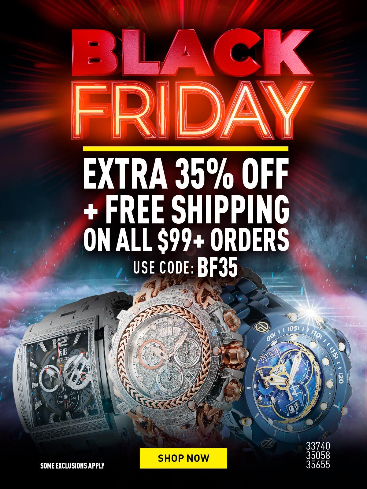 invicta black friday 2018